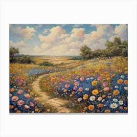 Texas Wildflowers Canvas Print