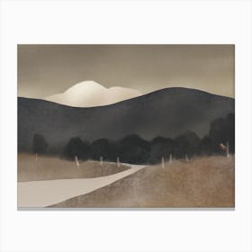 Road To The Mountains Canvas Print