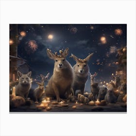 Christmas Ad Canvas Print