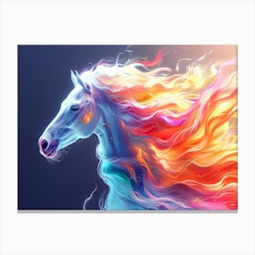 Colorful Horse Canvas Print