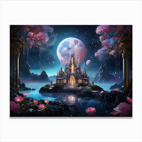 Fairytale Castle 2 Canvas Print