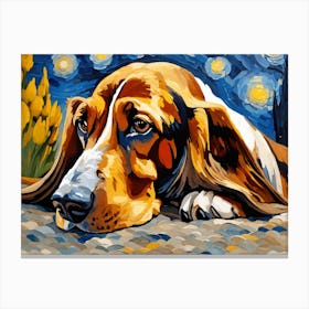 Dog Painting Canvas Print