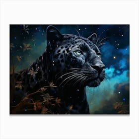 Black Jaguar 3 Canvas Print
