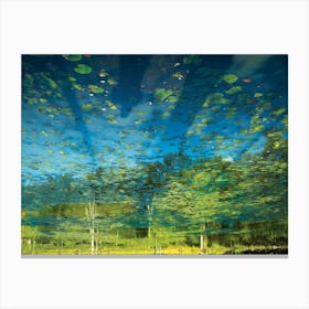 Tree Line Reflection 32 Landscape  Art Print Canvas Print