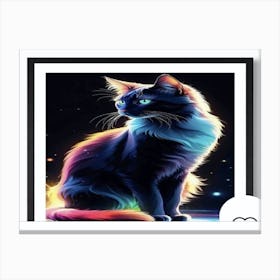 Galaxy Cat 1 Canvas Print