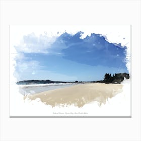 Belongil Beach, Byron Bay, New South Wales Canvas Print