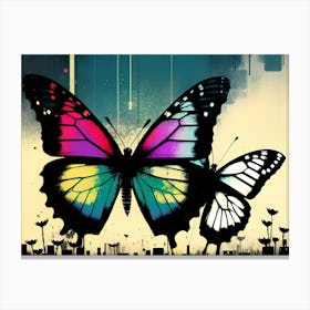 Colorful Butterflies 168 Canvas Print