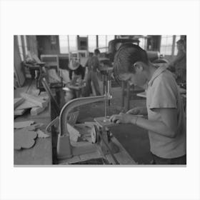 In The Woodwork Vocational Training Class, At The Fsa (Farm Security Administration) Farmworkers Communi 1 Canvas Print