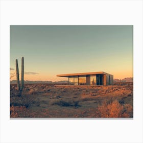 Desert House Canvas Print