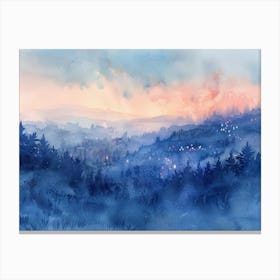 Watercolor Painting 4 Canvas Print