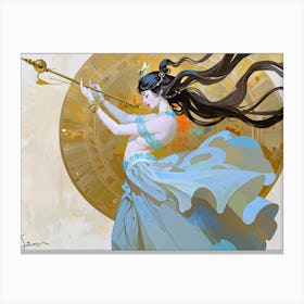 Goddess Of The Wind Canvas Print