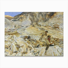 Bringing Down Marble From The Quarries To Carrara (1911), John Singer Sargent Canvas Print