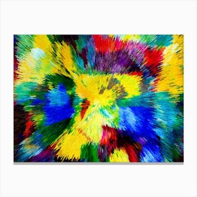 Acrylic Extruded Painting 151 Canvas Print