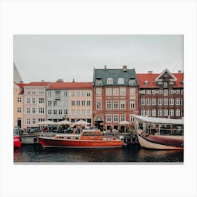 Colorful Houses Of Nyhavn Copenhagen 4 Canvas Print