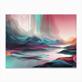 Abstract Landscape Painting 11 Canvas Print