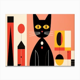 Cat In A Box Canvas Print