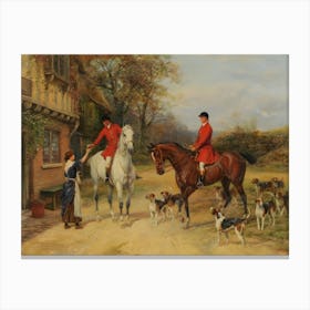 Hunter And Hounds Canvas Print