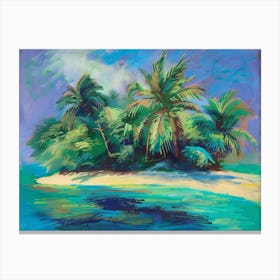 Tropical Island Canvas Print