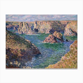 Port Domois, Belle Isle, Claude Monet Canvas Print