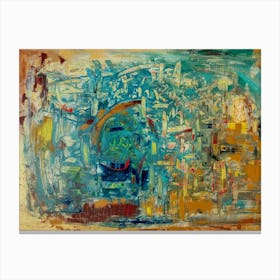 Abstract Wall Art, Memories Canvas Print