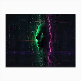 Algorithmic Dreams Unleashed Canvas Print