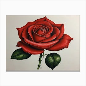 Red Rose 8 Canvas Print