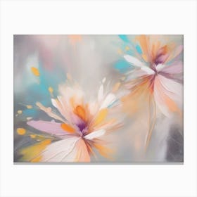 Abstract Flowers 8  Canvas Print