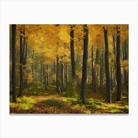 Autumn Forest 40 Canvas Print