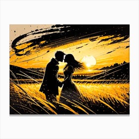 Sunset Love 2 Canvas Print