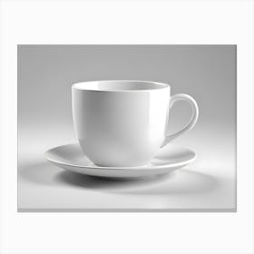 Cup And Saucer Canvas Print