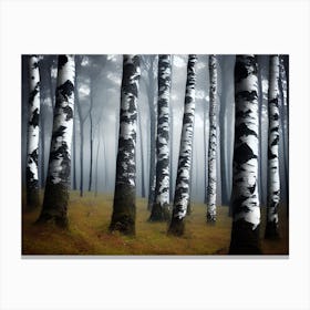 Birch Forest 67 Canvas Print