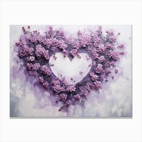 Heart Of Sakura Canvas Print