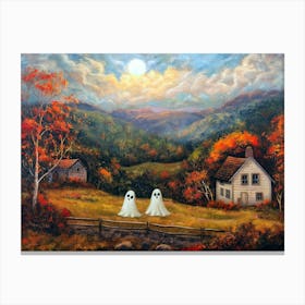 Ghosts In The Country Canvas Print