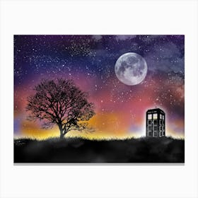 Doctor Who Landscape Canvas Print