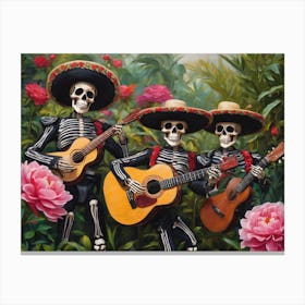 Mariachi band  Canvas Print