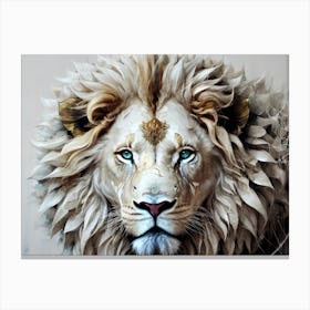 Lion art 67 Canvas Print
