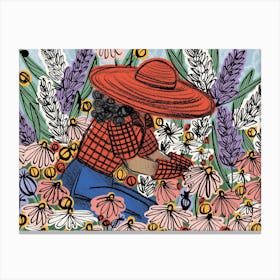 Gardener Lady Canvas Print
