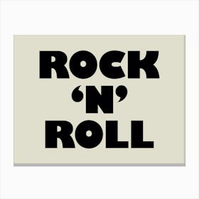Oasis - Rock N Roll Canvas Print