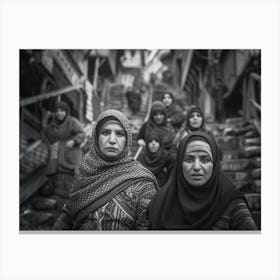 Women In Syria Canvas Print