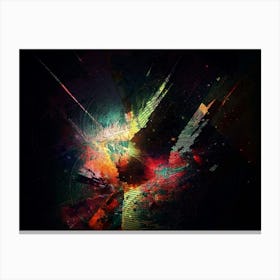 The explosive beauty of the night Canvas Print