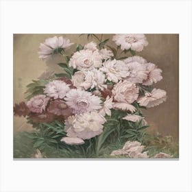 Pink Carnations Canvas Print