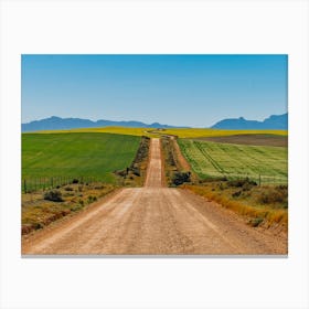 Dirt Road In South Africa Canvas Print