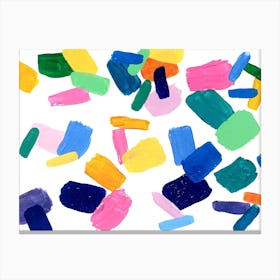 Sugar Sprinkles Colour Paint Canvas Print