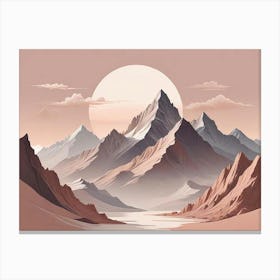 Mountain Landscape 1 Canvas Print