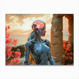 Positronic Beauty Canvas Print