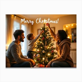 Merry Christmas 1 Canvas Print