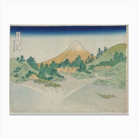 Reflection In Lake Misaka, Kai Province (1830–1833), Katsushika Hokusai Canvas Print