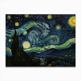 Starry Night 4 Canvas Print