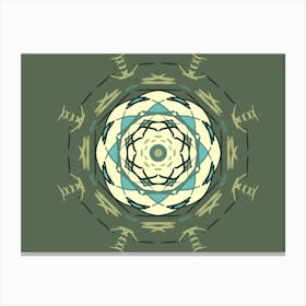 Abstract Mandala Canvas Print