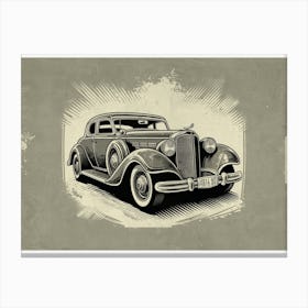 Vintage Car 2 Canvas Print